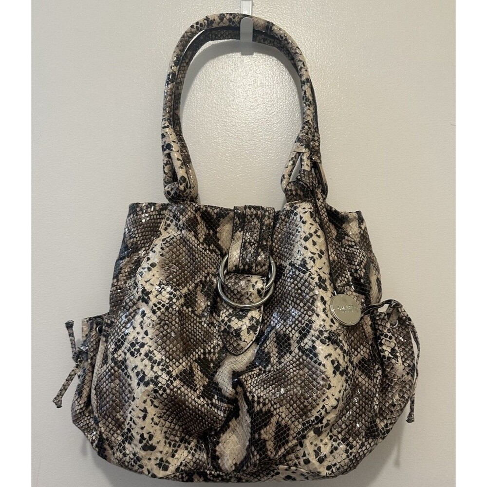 Chaps Python Purse Shoulder Snakeprint - image 1